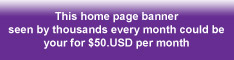 banner area 50 usd month